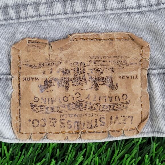 Vintage 550 LEVIS Jeans 28x29 (31x30) Gray - Picture 5 of 13